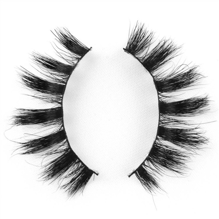 Black eyelash100%real mink fur super soft lashYP